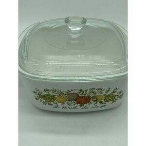 Vtg Corning‎ Ware Le Persil La Sauge Spice Of Life Casserole Dish A-1 1/2 -B